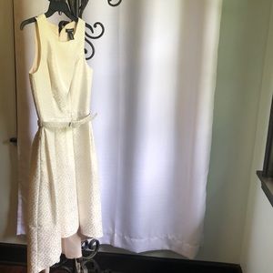 Beautiful cream rehearsal dinner dress.